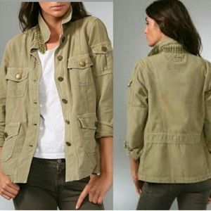 Current Elliot Studded Commander Jacket